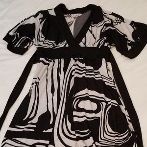 Speechless Black & White Dress